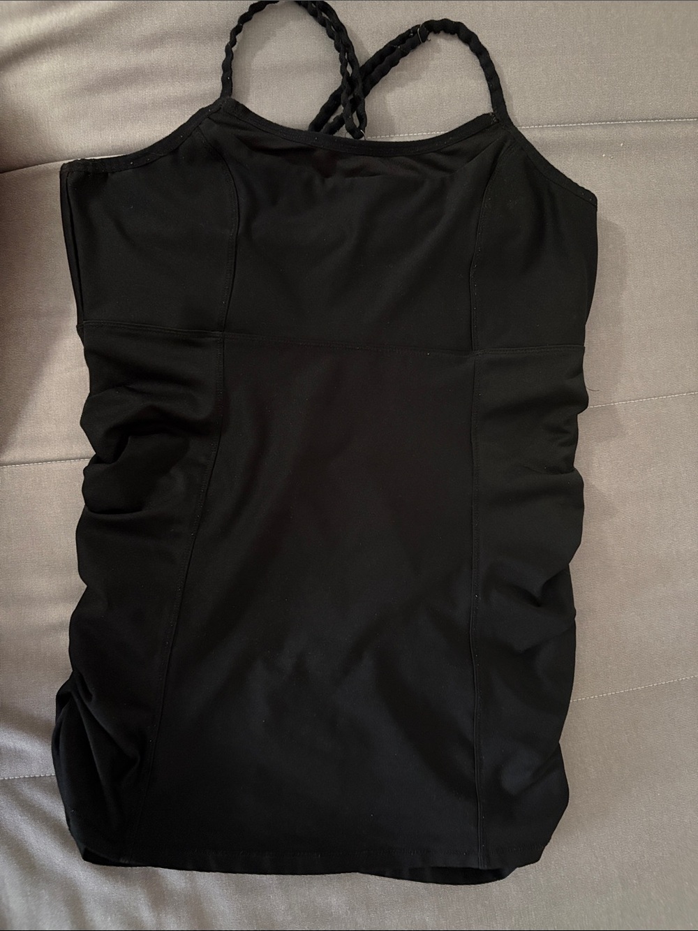 Black Jessica Simpson Tank Top With Built-In Bra